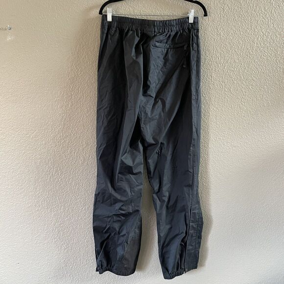 Vintage The North Face Rain Pants Men’s Large Black Waterproof Nylon Ripstop - Picture 2 of 16